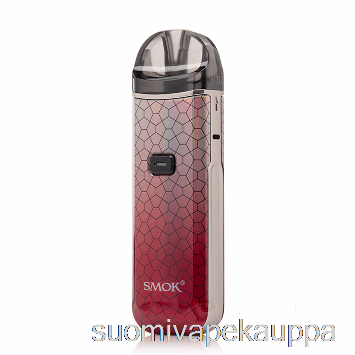 Vape Kauppa Smok Nord Pro 25w Pod Kit Hopeanpunainen Panssari